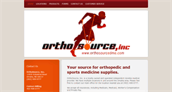 Desktop Screenshot of orthosourcedme.com